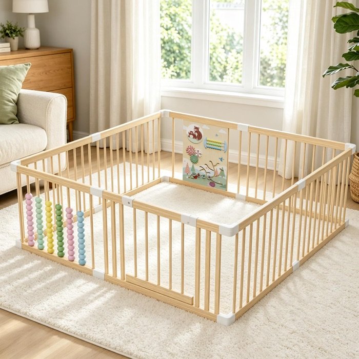 Setting up the Vzqqa playpen panel by panel